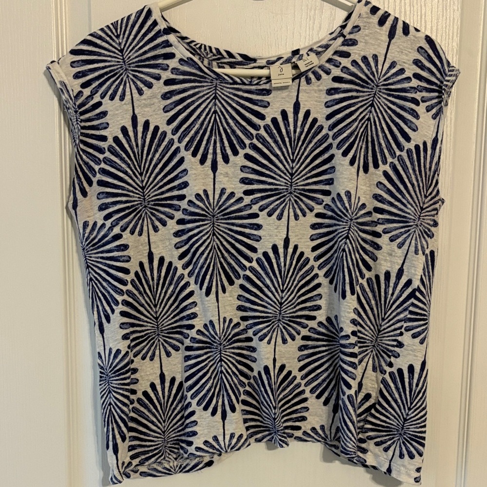 Floral Linen short sleeve shirt